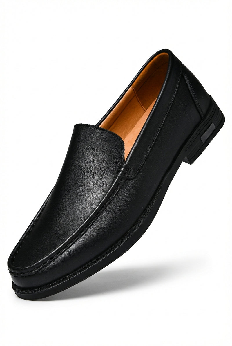 Smart Casual Slip On Loafers-footwear > loafers-Laventaire-Black-37-Laventaire