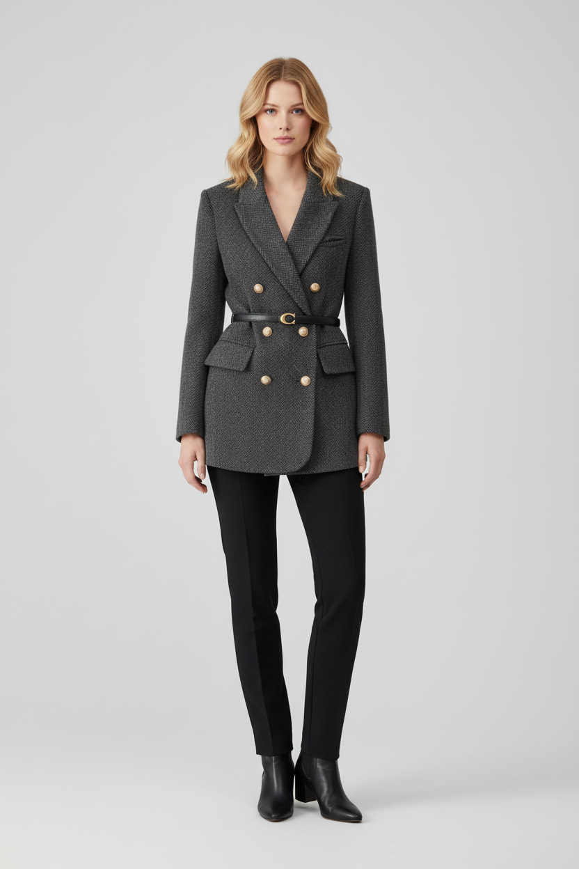 Smart Casual Tailored Blazer-blazers > tailored blazer-Laventaire-Laventaire