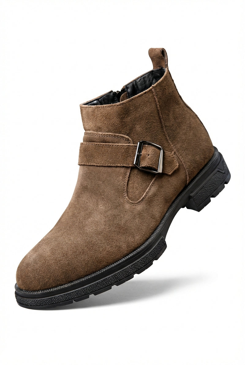 Smart Classic Ankle Boots-footwear > ankle boots-Laventaire-Brown-38-Laventaire