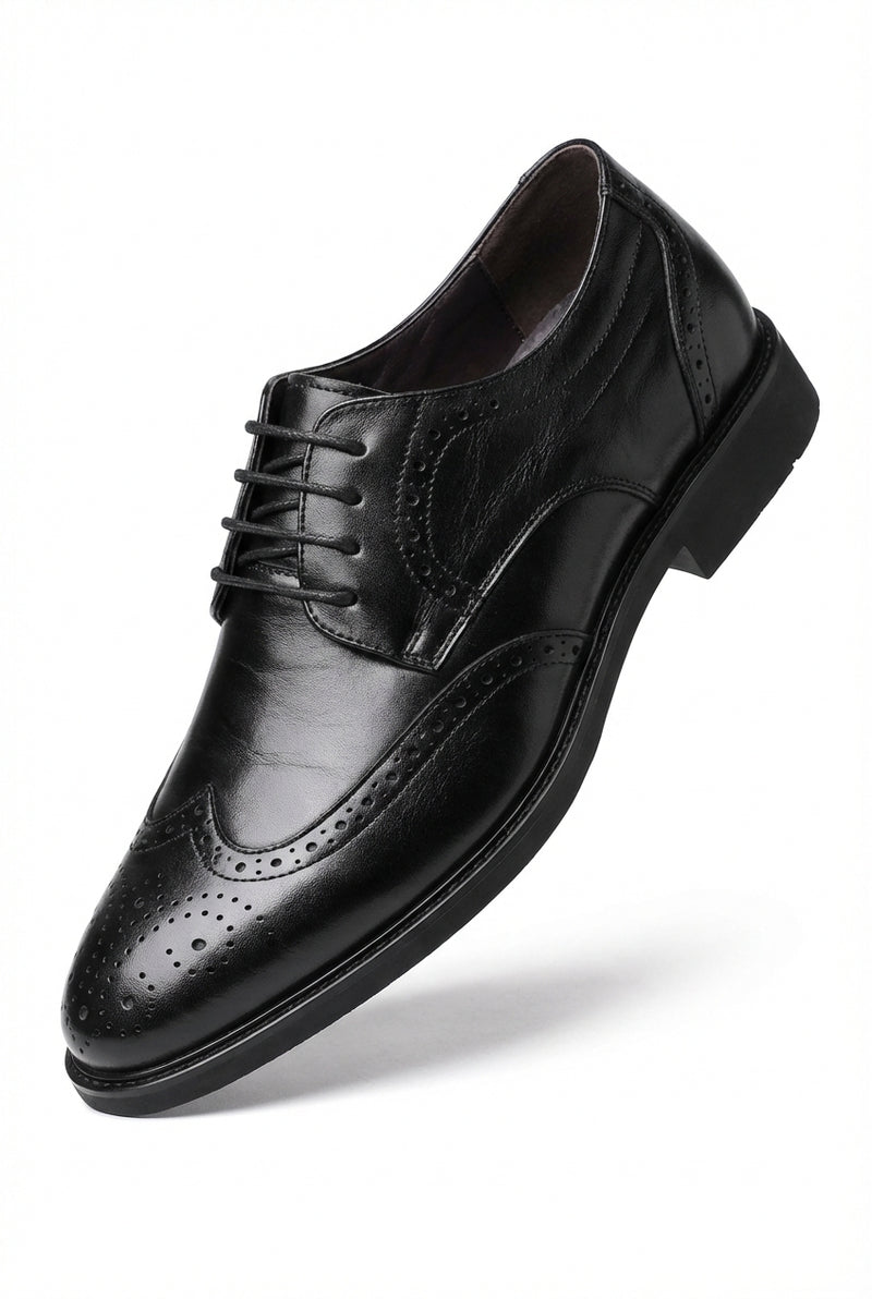 Smart Formal Dress Shoes-shoes > formal shoes > dress shoes-Laventaire-Black-38-Laventaire
