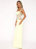 Spaghetti Strap Maxi Dress-dresses > maxi dress-Laventaire-Laventaire