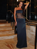 Spaghetti Strap Maxi Dress-dresses > maxi dress-Laventaire-Laventaire