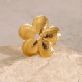 Statement Ring Petal Design-jewelry > rings > statement rings-Laventaire-Laventaire