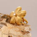 Statement Ring Petal Design-jewelry > rings > statement rings-Laventaire-Laventaire