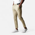 Straight Leg Casual Trousers-trousers > casual trousers > straight leg trousers-Laventaire-Laventaire
