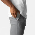 Straight Leg Casual Trousers-trousers > casual trousers > straight leg trousers-Laventaire-Laventaire