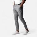 Straight Leg Casual Trousers-trousers > casual trousers > straight leg trousers-Laventaire-Light Gray-XS-Laventaire