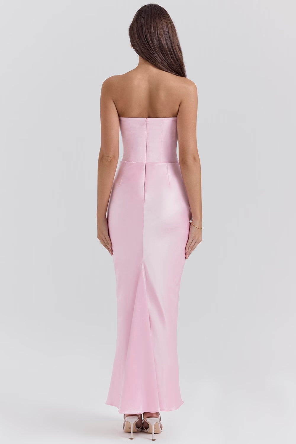 Strapless Bodycon Maxi Dress-dresses > maxi dress-Laventaire-Laventaire
