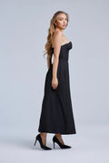 Strapless Evening Gown Dress-dresses > evening dress-Laventaire-Laventaire