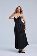 Strapless Evening Gown Dress-dresses > evening dress-Laventaire-Laventaire