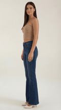 Strapless Fitted Crop Top-tops > crop tops > strapless crop tops-Laventaire-Laventaire
