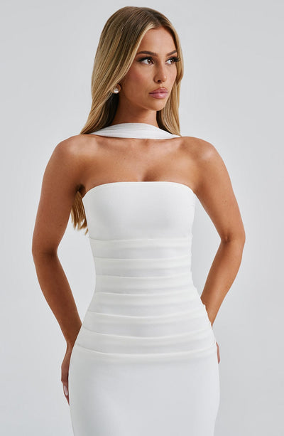 Strapless Formal Maxi Dress-dresses > maxi dress-Laventaire-Laventaire