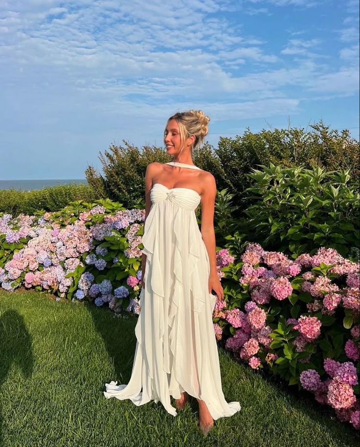Strapless Layered Maxi Dress-dresses > maxi dress-Laventaire-Laventaire