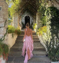 Strapless Layered Maxi Dress-dresses > maxi dress-Laventaire-Laventaire