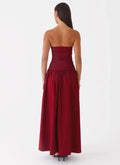 Strapless Maxi Dress-dresses > maxi dress-Laventaire-Laventaire