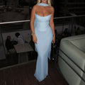 Strapless Maxi Dress-dresses > maxi dress-Laventaire-Laventaire
