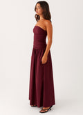 Strapless Maxi Dress-dresses > maxi dress-Laventaire-Laventaire