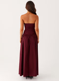 Strapless Maxi Dress-dresses > maxi dress-Laventaire-Laventaire