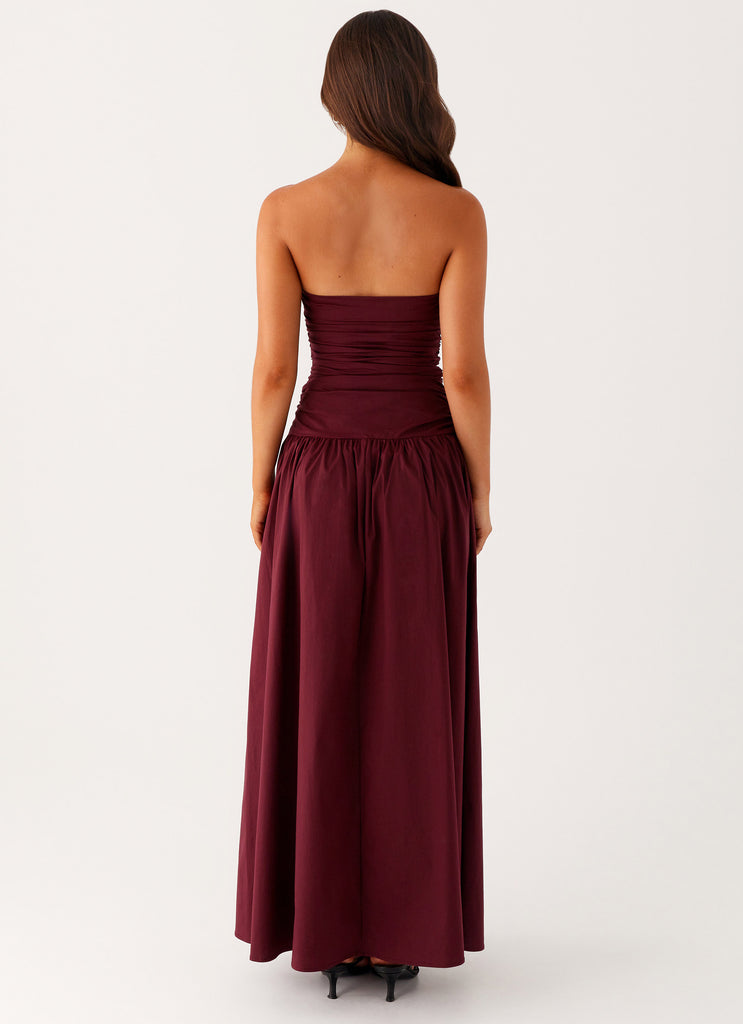 Strapless Maxi Dress-dresses > maxi dress-Laventaire-Laventaire