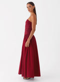 Strapless Maxi Dress-dresses > maxi dress-Laventaire-Laventaire