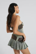 Strapless Mini Dress-dresses > mini dress-Laventaire-Laventaire