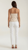 Strapless Tailored Blazer-blazers > tailored blazers-Laventaire-Laventaire