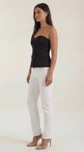 Strapless Tailored Blazer-blazers > tailored blazers-Laventaire-Laventaire