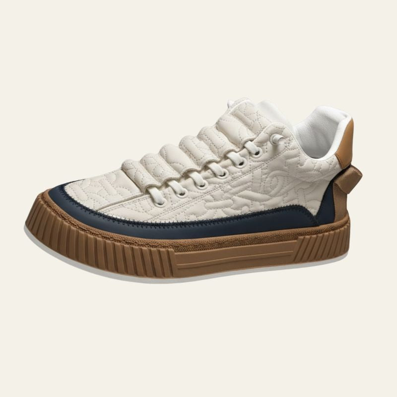 Street Style Quilted Sneakers-footwear > sneakers-Laventaire-Laventaire