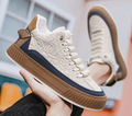 Street Style Quilted Sneakers-footwear > sneakers-Laventaire-Laventaire