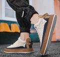 Street Style Quilted Sneakers-footwear > sneakers-Laventaire-Laventaire