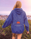 Streetwear Oversized Hoodie-hoodies > oversized hoodie-Laventaire-Blue-S-Laventaire
