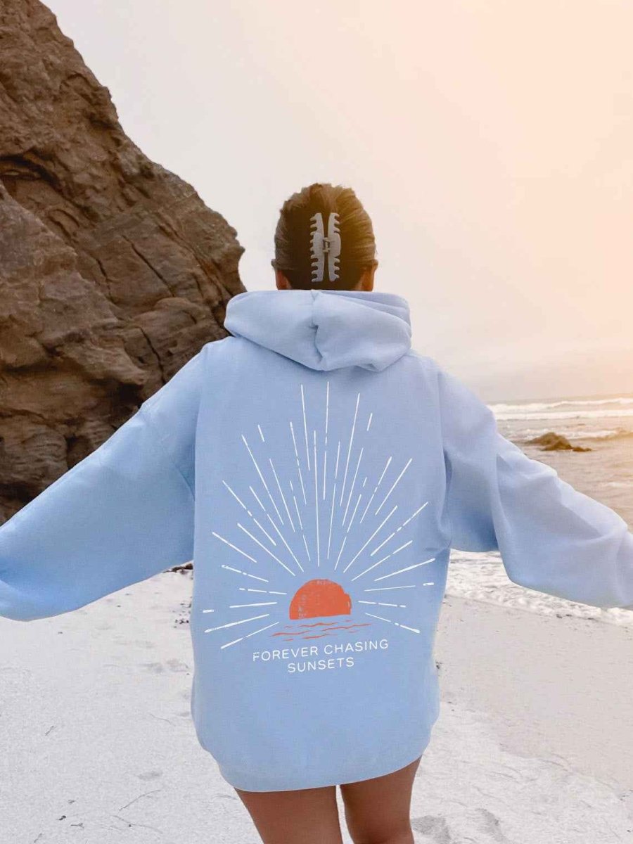 Streetwear Oversized Hoodie-hoodies > oversized hoodie-Laventaire-Light Blue-S-Laventaire
