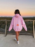 Streetwear Oversized Hoodie-hoodies > oversized hoodie-Laventaire-Pink-S-Laventaire