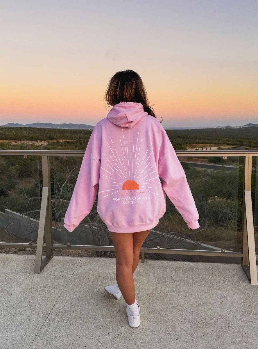 Streetwear Oversized Hoodie-hoodies > oversized hoodie-Laventaire-Pink-S-Laventaire