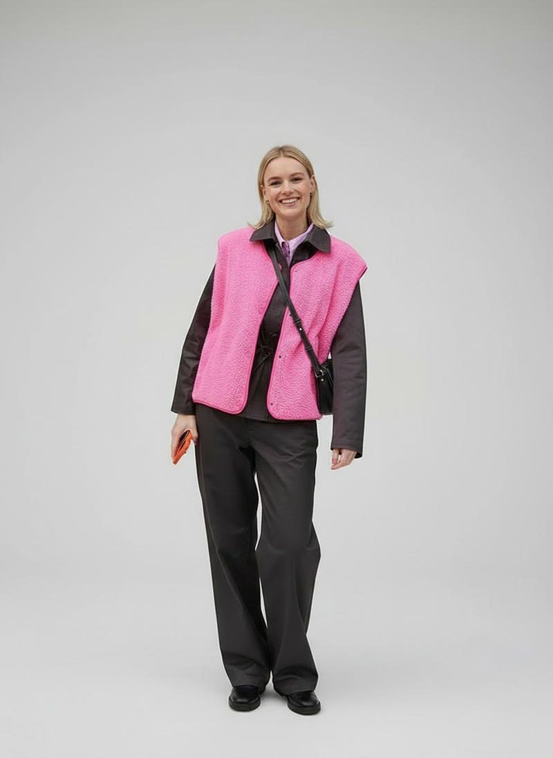 Structured Sleeveless Gilet-outerwear > gilet-Laventaire-Laventaire
