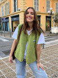 Structured Sleeveless Gilet-outerwear > gilet-Laventaire-Laventaire