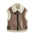 Structured Sleeveless Vest-vest > sleeveless vest-Laventaire-Laventaire