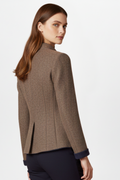 Structured Stand Collar Jacket-jackets > structured jackets-Laventaire-Laventaire