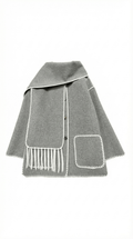 Stylish Casual Wrap Jacket-outerwear > jackets > wrap jacket-Laventaire-Laventaire
