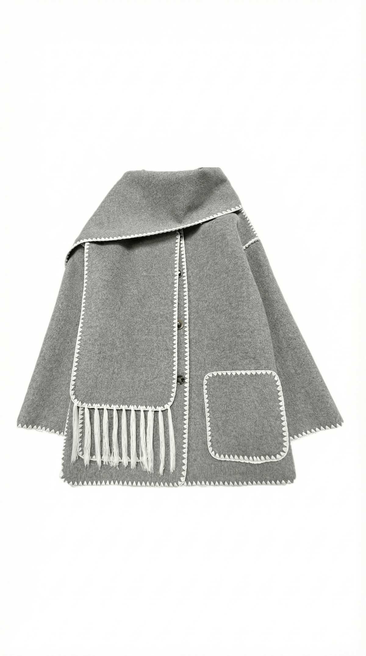 Stylish Casual Wrap Jacket-outerwear > jackets > wrap jacket-Laventaire-Laventaire