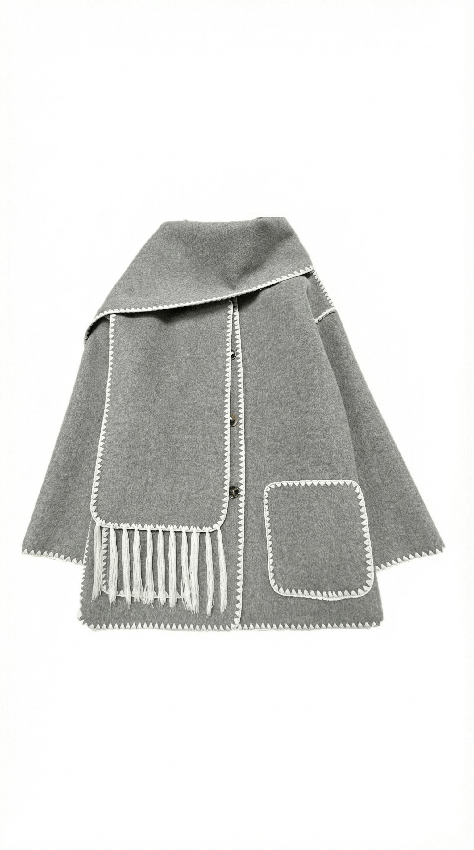 Stylish Casual Wrap Jacket-outerwear > jackets > wrap jacket-Laventaire-Laventaire