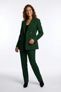 Suit Set Blazer Trousers-suits > suit set-Laventaire-Dark Green-S-Laventaire