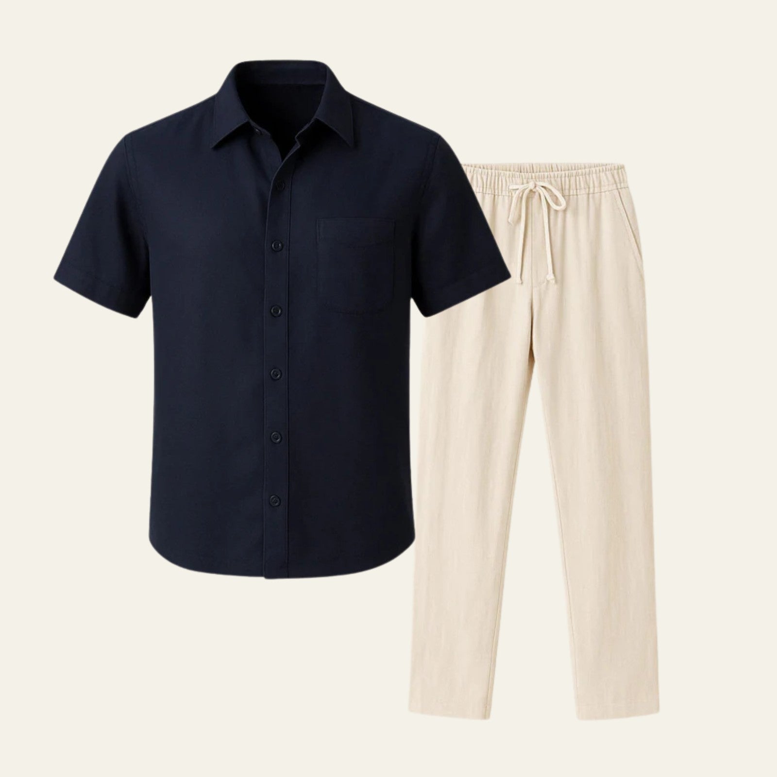 Summer Co-Ord Lounge Set-sets > casual set-Laventaire-Black-S-Laventaire