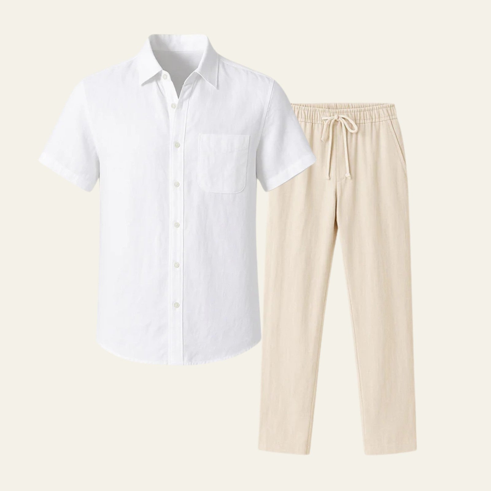 Summer Co-Ord Lounge Set-sets > casual set-Laventaire-White-S-Laventaire