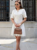 Summer Fit-and-Flare Mini Dress-dresses > fit-and-flare dress-Laventaire-Laventaire