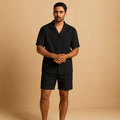 Summer Outfit Two-Piece Set-outfits > two-piece outfits-Laventaire-Black-S-Laventaire