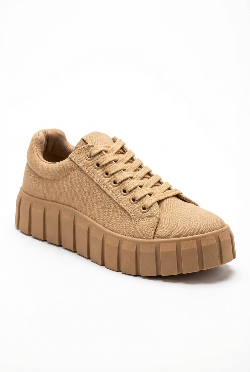 Summer Ready Casual Sneakers-footwear > sneakers-Laventaire-Khaki-35-Laventaire