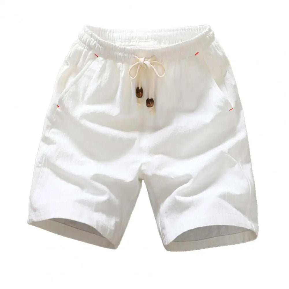 Summer Relaxed Shorts-shorts > casual shorts-Laventaire-White-XS-Laventaire