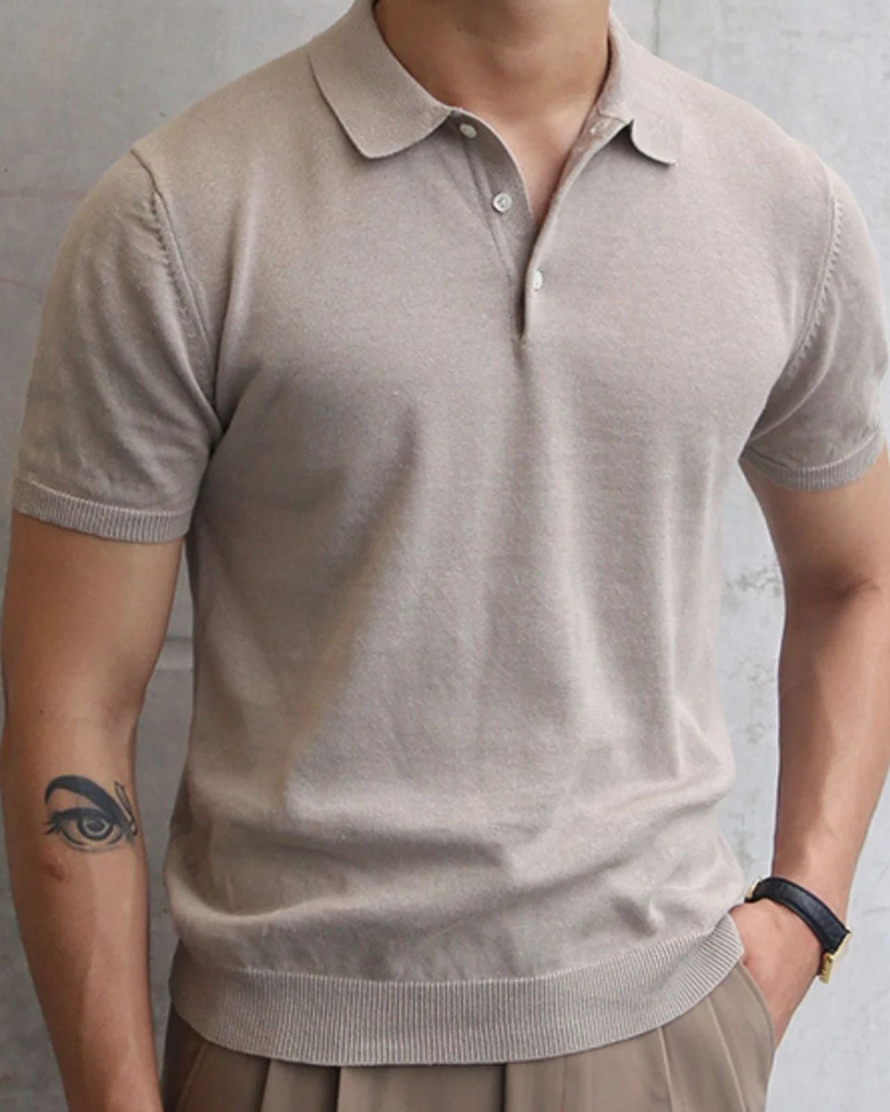 Summer Slim Fit Polo Shirt-shirts > polo shirts-Laventaire-Laventaire