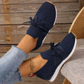 Summer Walking Shoes-shoes > walking shoes-Laventaire-Navy Blue-36-Laventaire